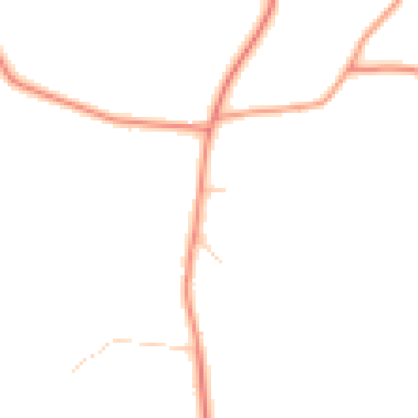 Daytime road noise heatmap for TN27 0RP