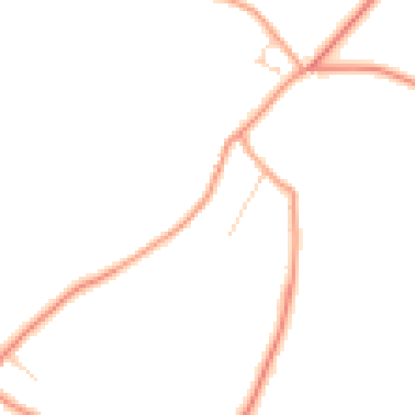 Daytime road noise heatmap for TN27 0SJ