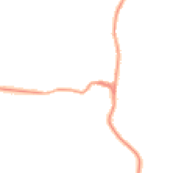 Night-time road noise heatmap for TN27 8AJ