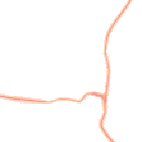 Night-time road noise heatmap for TN27 8AU