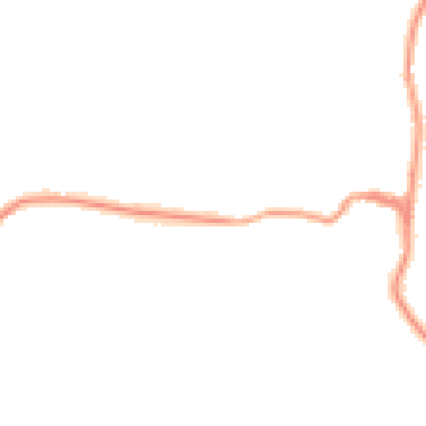 Night-time road noise heatmap for TN27 8DG