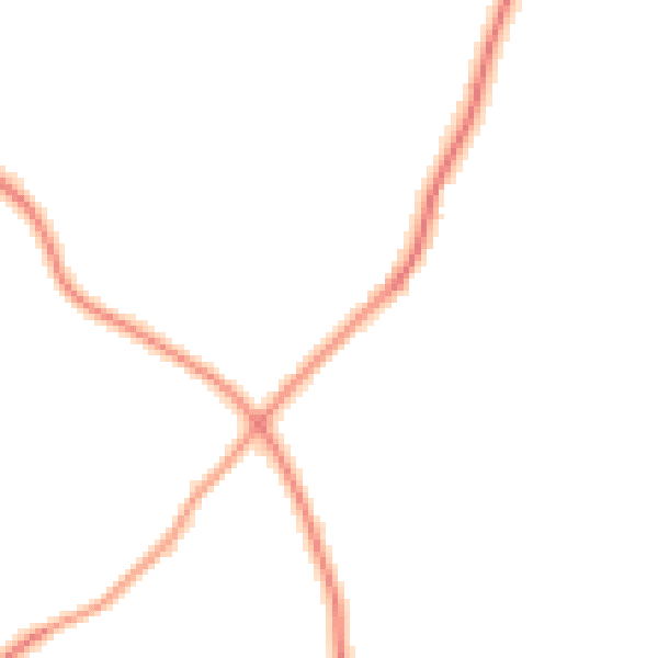 Daytime road noise heatmap for TN27 8DJ