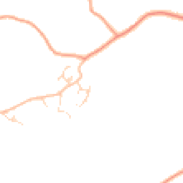 Daytime road noise heatmap for TN27 8FN