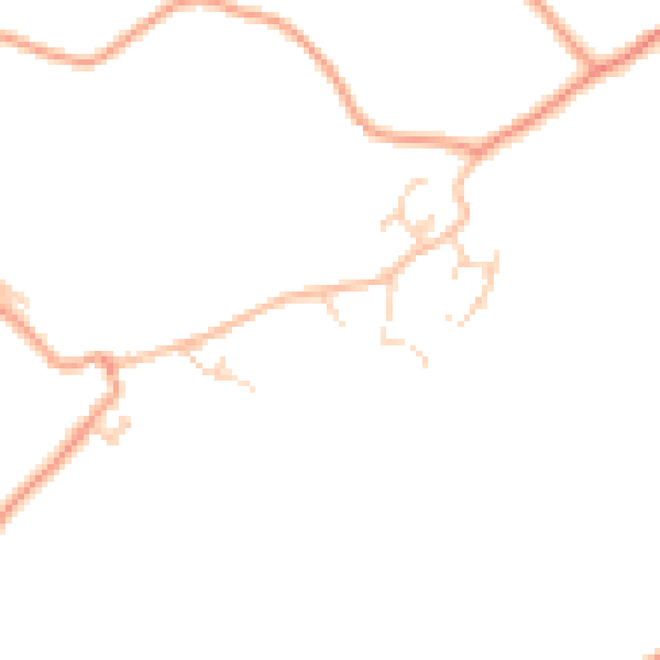 Daytime road noise heatmap for TN27 8NE