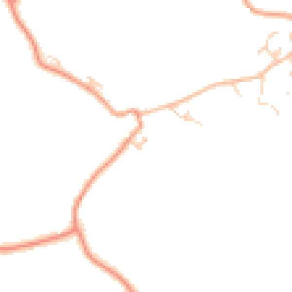 Daytime road noise heatmap for TN27 8PZ