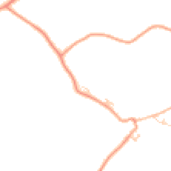 Daytime road noise heatmap for TN27 8RT