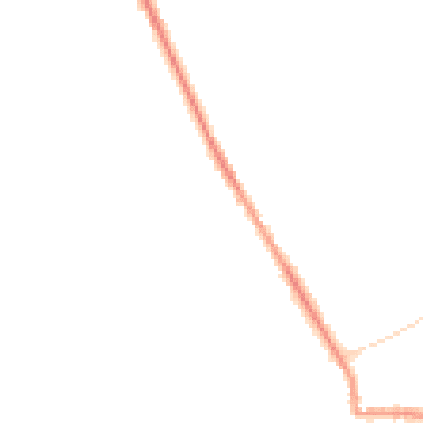 Night-time road noise heatmap for TN27 9EF