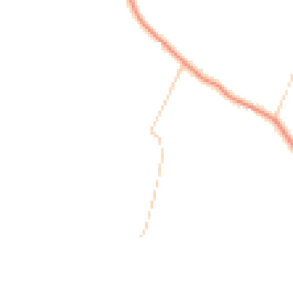 Daytime road noise heatmap for TN27 9EP