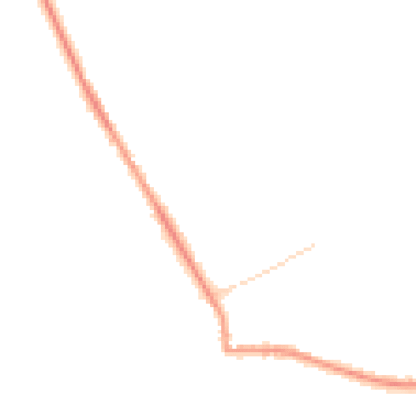 Night-time road noise heatmap for TN27 9FE