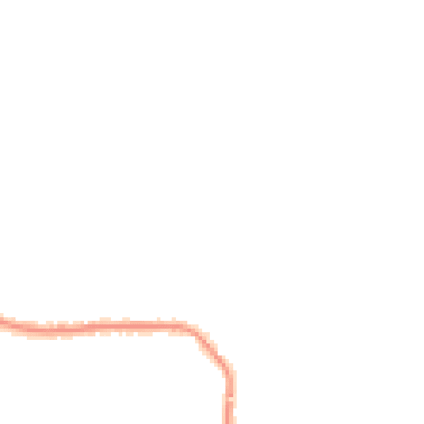 Night-time road noise heatmap for TN27 9GA