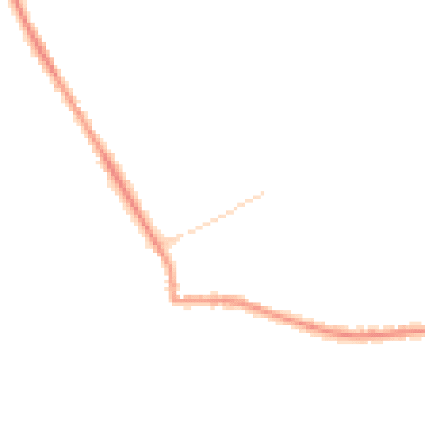 Night-time road noise heatmap for TN27 9QT