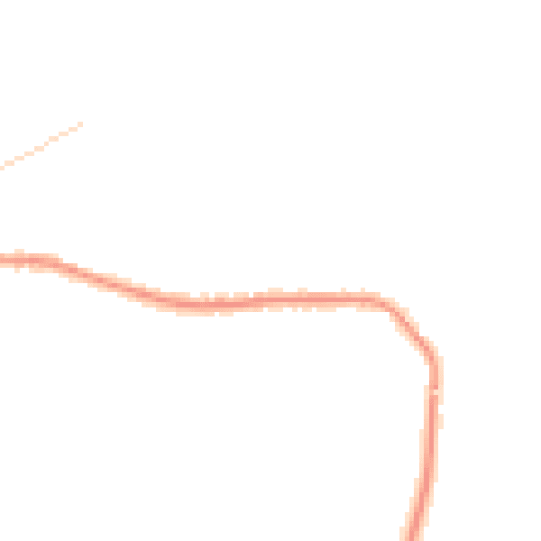 Night-time road noise heatmap for TN27 9SP