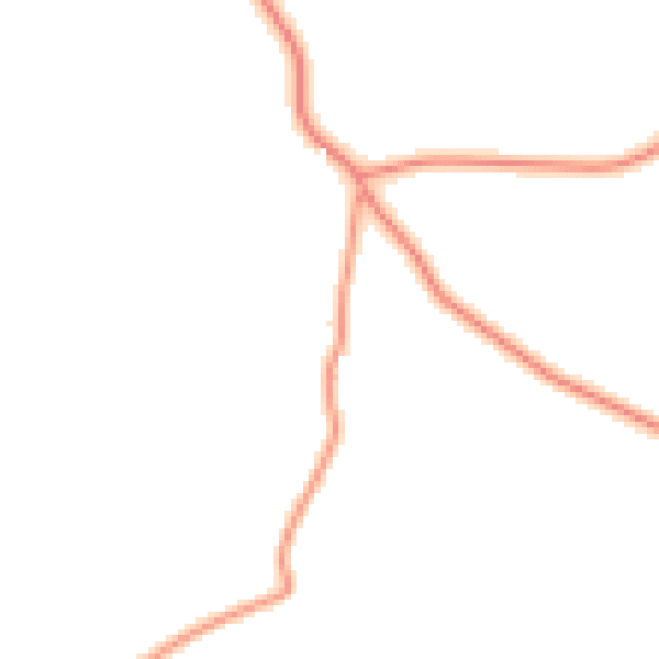 Daytime road noise heatmap for TN29 0AH