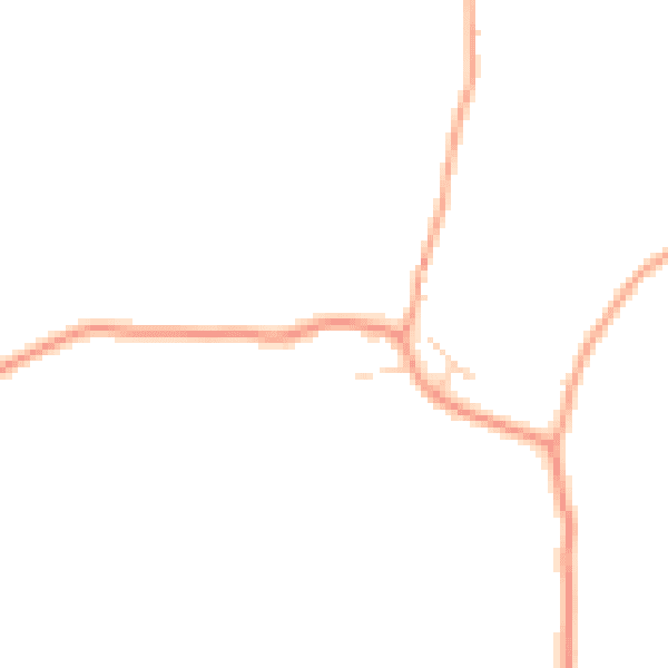 Daytime road noise heatmap for TN29 0JG