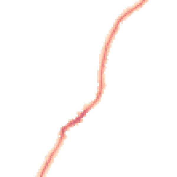 Night-time road noise heatmap for TN29 0TF