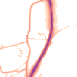Daytime road noise heatmap for TN32 5AT