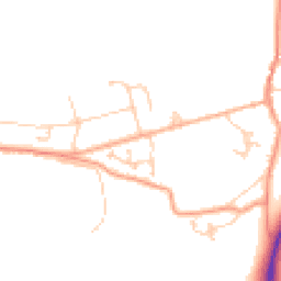 Daytime road noise heatmap for TN32 5DP