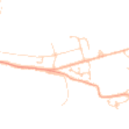 Daytime road noise heatmap for TN32 5DR