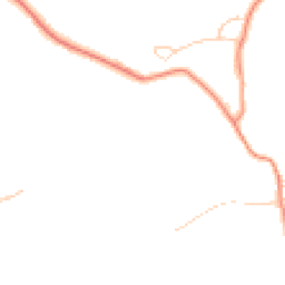 Daytime road noise heatmap for TN32 5EZ
