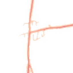 Daytime road noise heatmap for TN32 5QQ