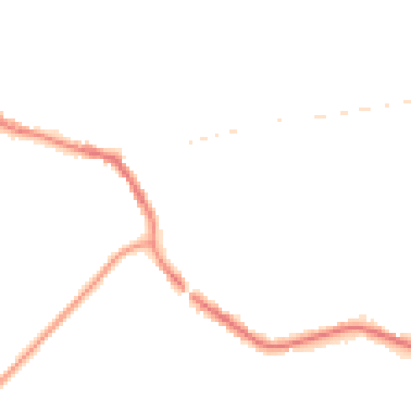 Night-time road noise heatmap for TN33 0BG
