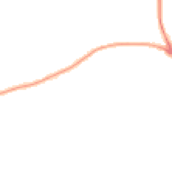 Night-time road noise heatmap for TN33 0HP