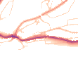 Daytime road noise heatmap for TN38 0AH