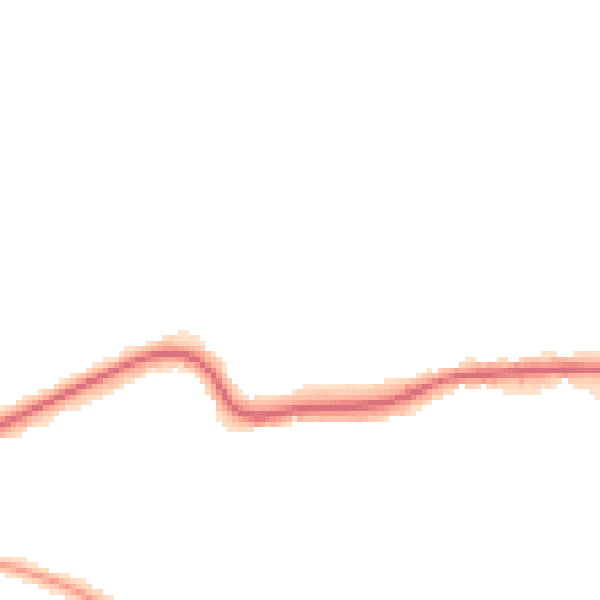 Night-time road noise heatmap for TN39 4JT
