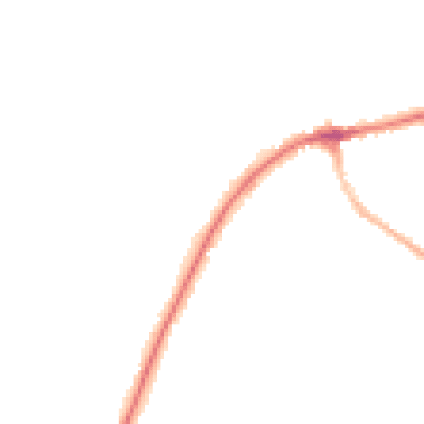 Night-time road noise heatmap for TN6 1AT