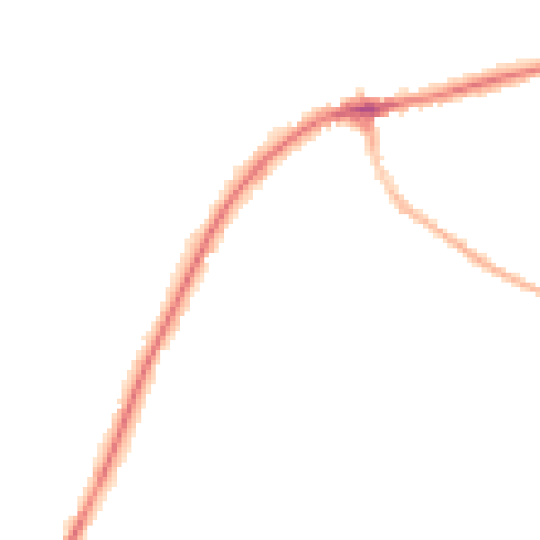 Night-time road noise heatmap for TN6 1DZ