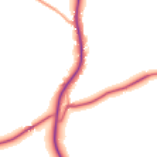 Daytime road noise heatmap for TN6 3PH