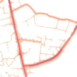 Daytime road noise heatmap for TN8 6FS