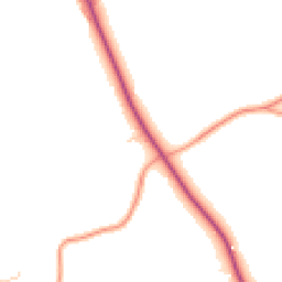 Daytime road noise heatmap for TN8 7HD