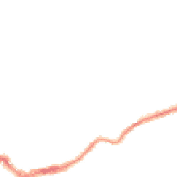 Night-time road noise heatmap for TQ1 1AR
