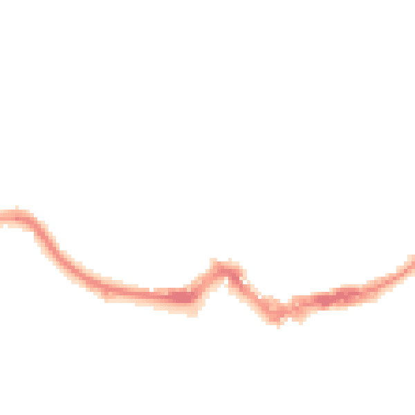 Night-time road noise heatmap for TQ1 1BA