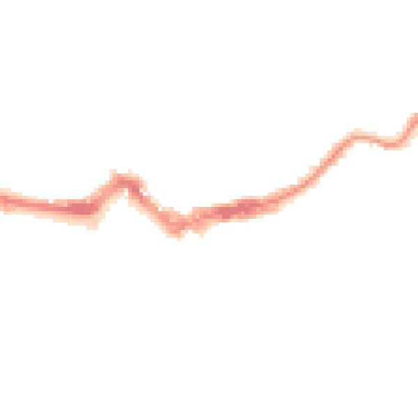 Night-time road noise heatmap for TQ1 1EB