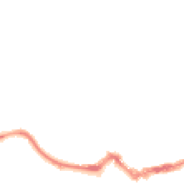 Night-time road noise heatmap for TQ1 1ES
