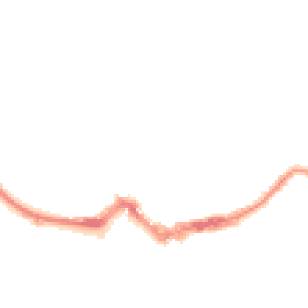 Night-time road noise heatmap for TQ1 1HR