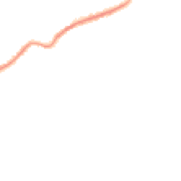 Night-time road noise heatmap for TQ1 2EX