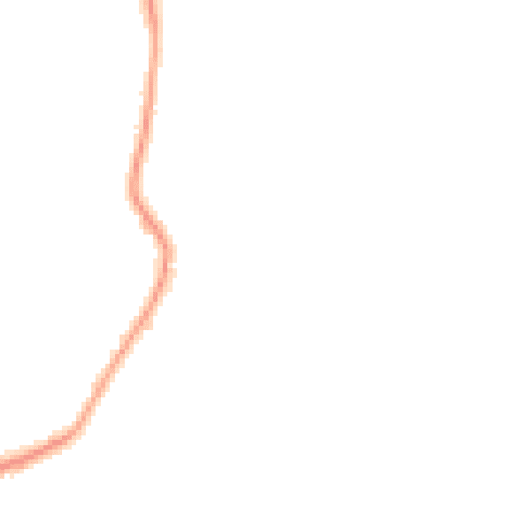 Night-time road noise heatmap for TQ1 2QT