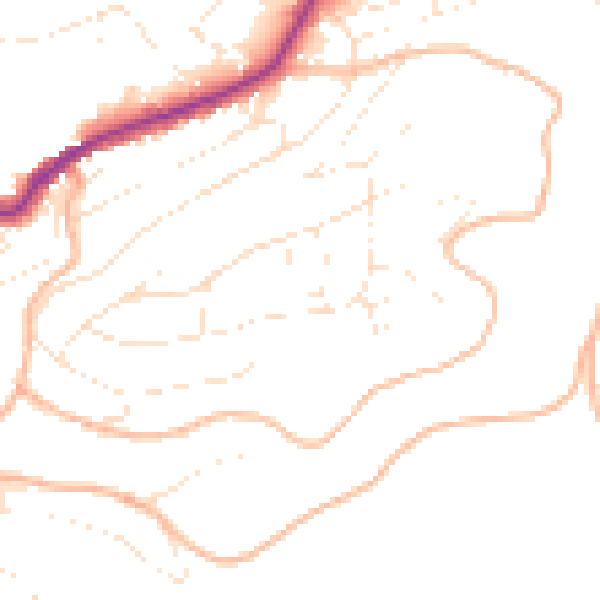 Daytime road noise heatmap for TQ1 2SB