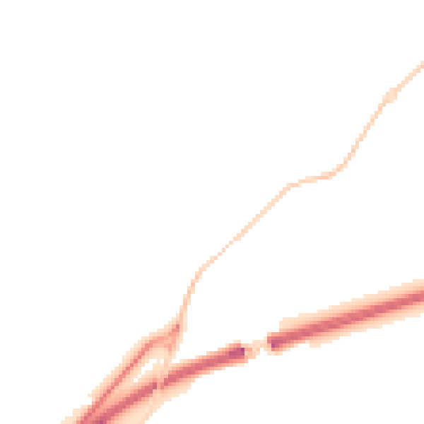 Night-time road noise heatmap for TQ10 9FA