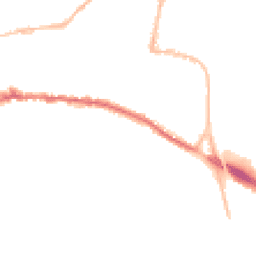 Night-time road noise heatmap for TQ12 1AT