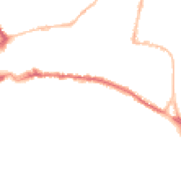 Night-time road noise heatmap for TQ12 1BG