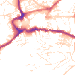 Daytime road noise heatmap for TQ12 1EU