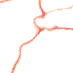 Night-time road noise heatmap for TQ12 1LG