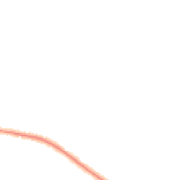 Night-time road noise heatmap for TQ12 1QJ