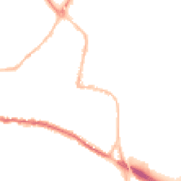 Night-time road noise heatmap for TQ12 2EU