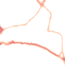 Night-time road noise heatmap for TQ12 2EW