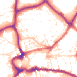 Daytime road noise heatmap for TQ12 2NR